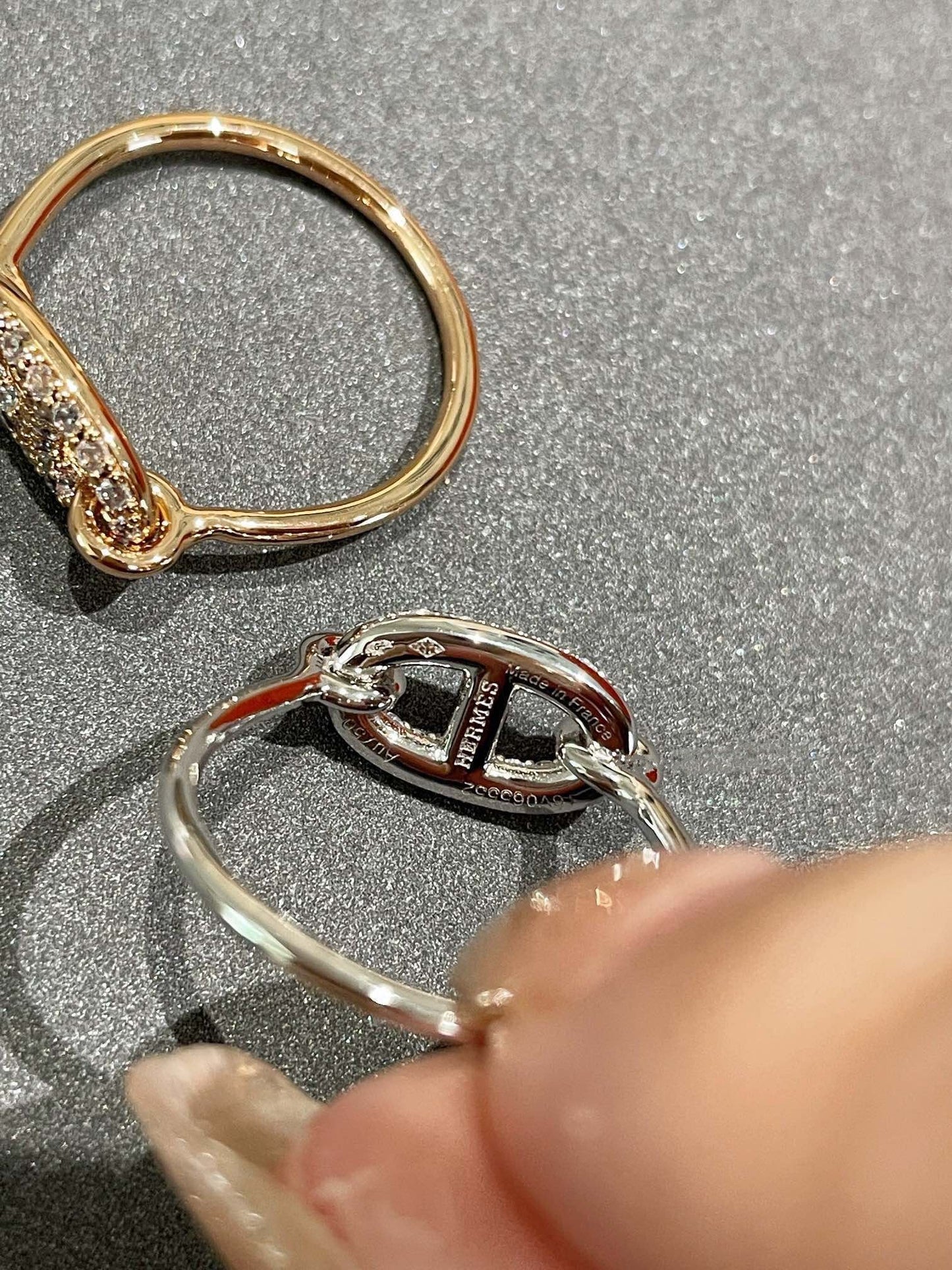 [Sparkle]RONDE KLEINER DIAMANTRING