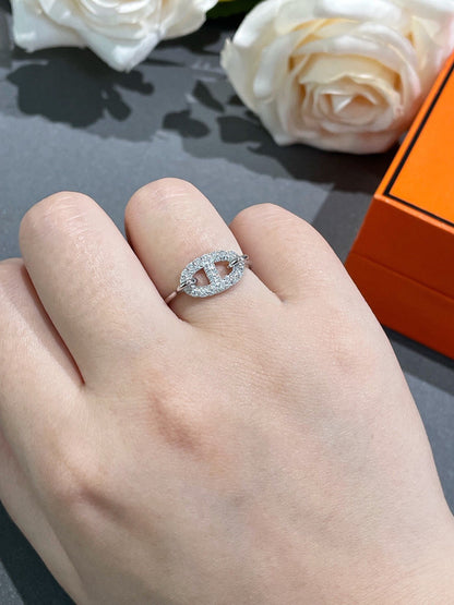[Sparkle]RONDE KLEINER DIAMANTRING