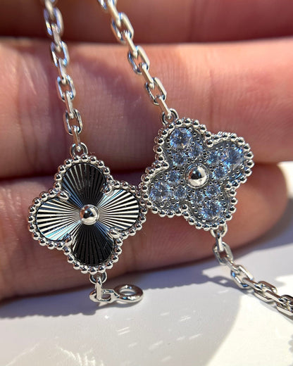 [sparkle Jewelry ] CLOVER 5 MOTIF LASER BRACELET COLLECTION