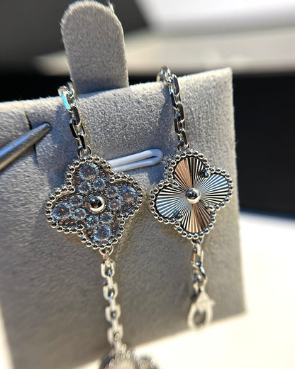 [sparkle Jewelry ] CLOVER 5 MOTIF LASER BRACELET COLLECTION