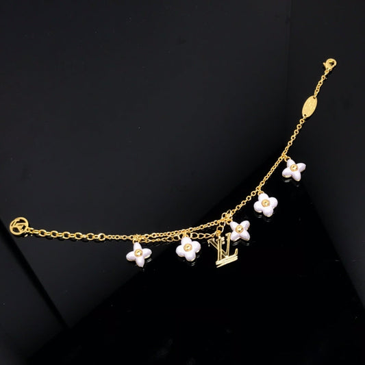 [Sparkle]LOGO 6 MOTIV STERNE UND SONNE GOLDENES ARMBAND