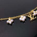 [sparkle Jewelry ]LOGO 6 MOTIF STAR AND SUN GOLD BRACELET
