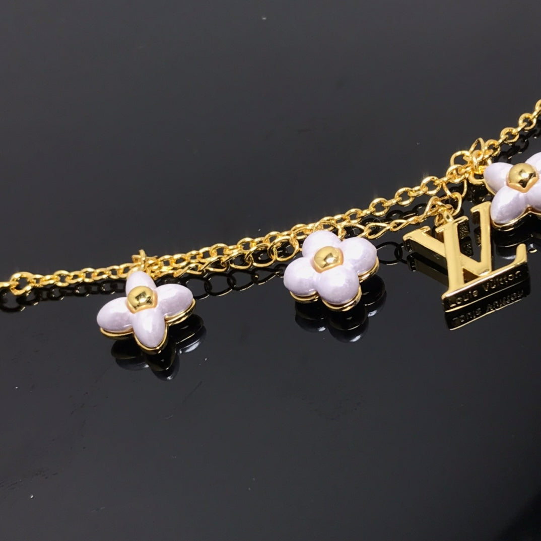 [sparkle Jewelry ]LOGO 6 MOTIF STAR AND SUN GOLD BRACELET