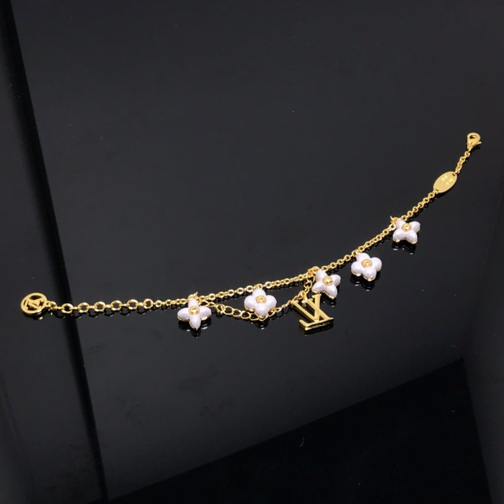 [sparkle Jewelry ]LOGO 6 MOTIF STAR AND SUN GOLD BRACELET