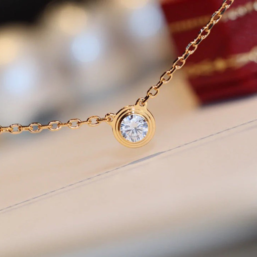 [sparkle Jewelery]DAMOUR DIAMOND NECKLACE