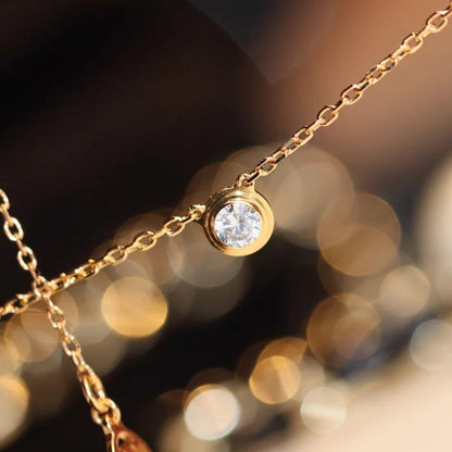 [sparkle Jewelery]DAMOUR DIAMOND NECKLACE