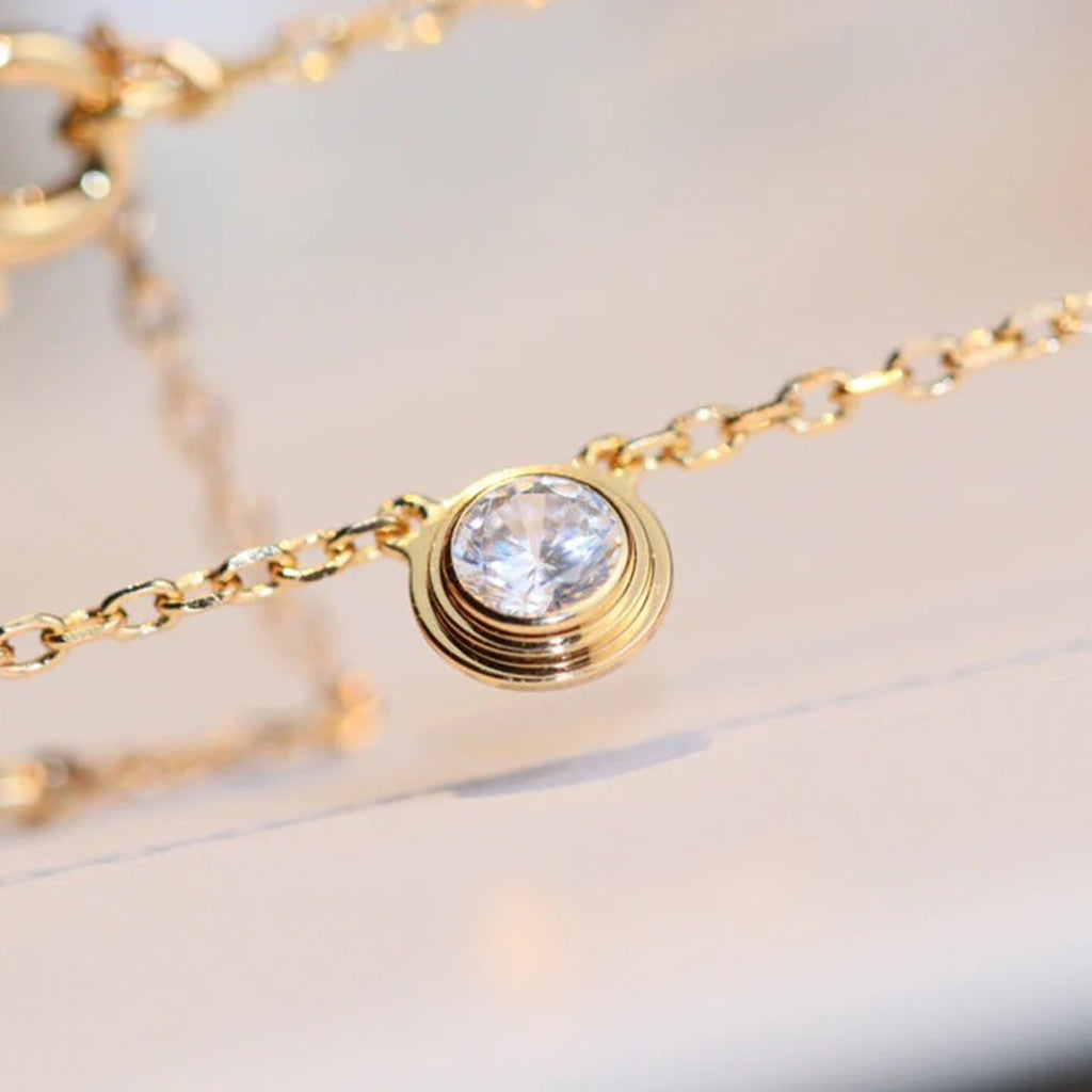 [sparkle Jewelery]DAMOUR DIAMOND NECKLACE