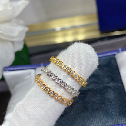 [Sparkle]BEE LOVE DIAMOND PAVED SMALL RING
