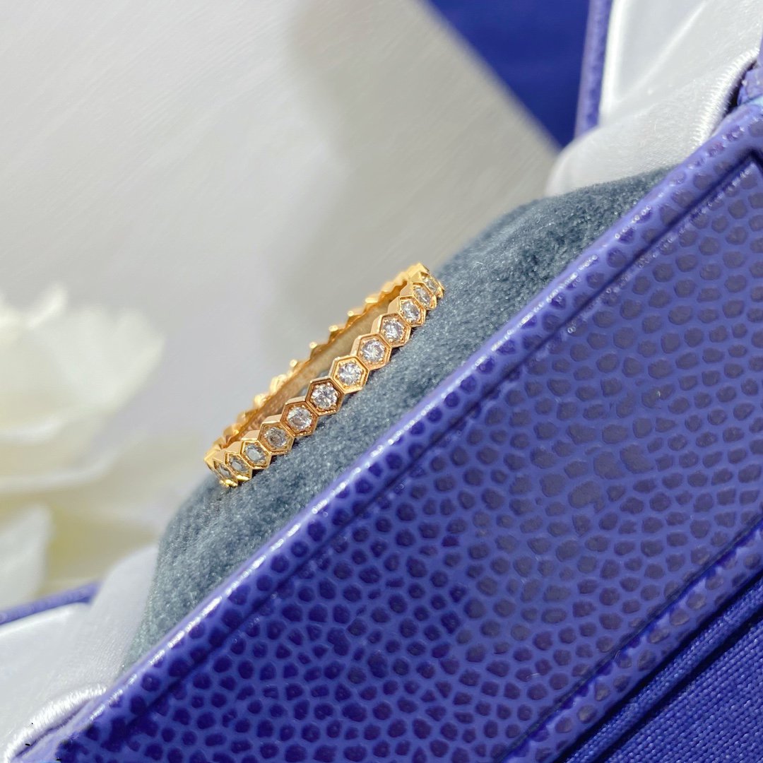 [Sparkle]BEE LOVE DIAMOND PAVED SMALL RING