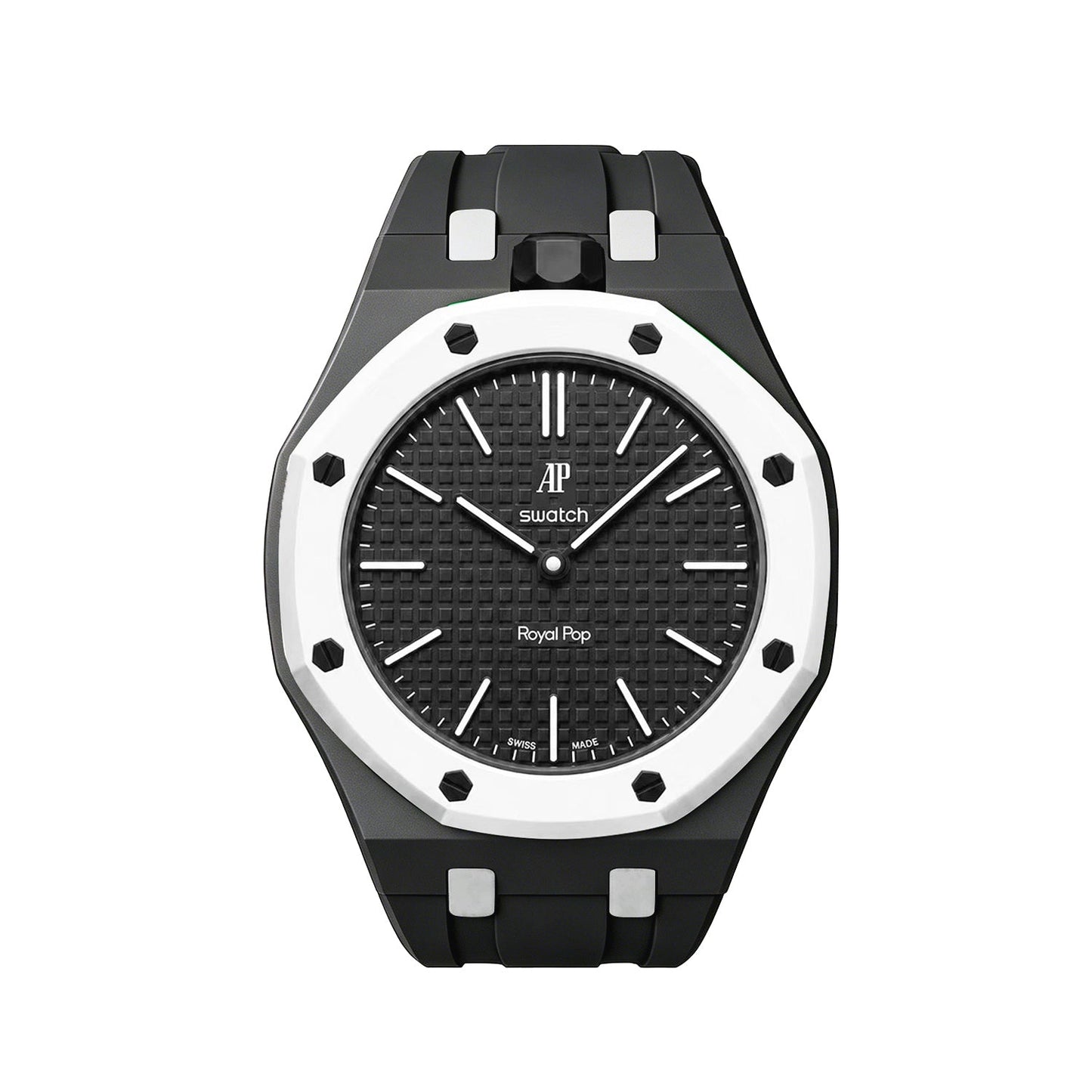 [Sparkle]Royal Oak Pop Exklusives Gehäuse aus Bioceramic & Silikonarmband Mix Color