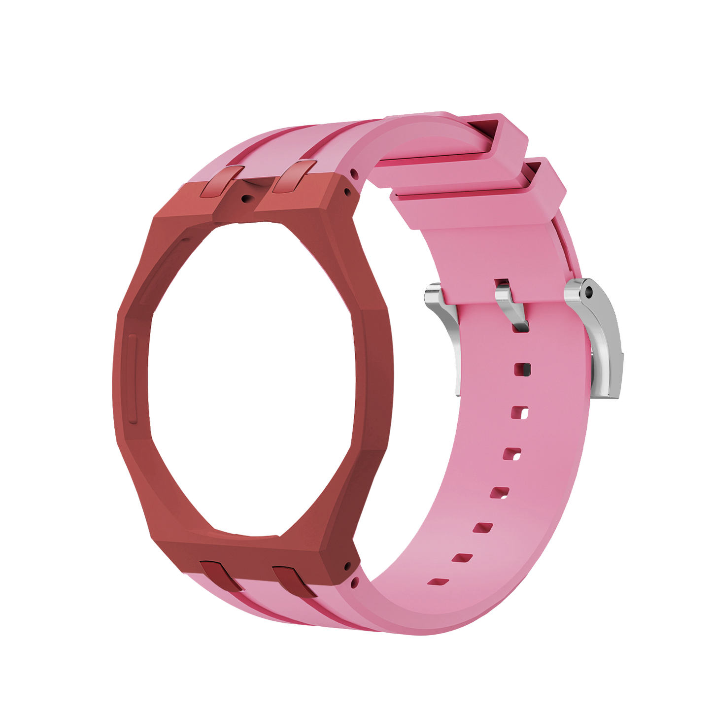 [Sparkle]Royal Oak Pop Exklusives Gehäuse aus Bioceramic & Silikonarmband Mix Color