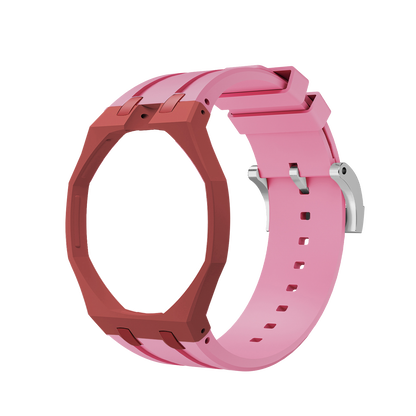 [Sparkle]Royal Oak Pop Exklusives Gehäuse aus Bioceramic & Silikonarmband Mix Color