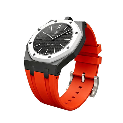 [Sparkle]Royal Oak Pop Exklusives Gehäuse aus Bioceramic & Silikonarmband Mix Color