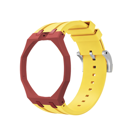 [Sparkle]Royal Oak Pop Exklusives Gehäuse aus Bioceramic & Silikonarmband Mix Color