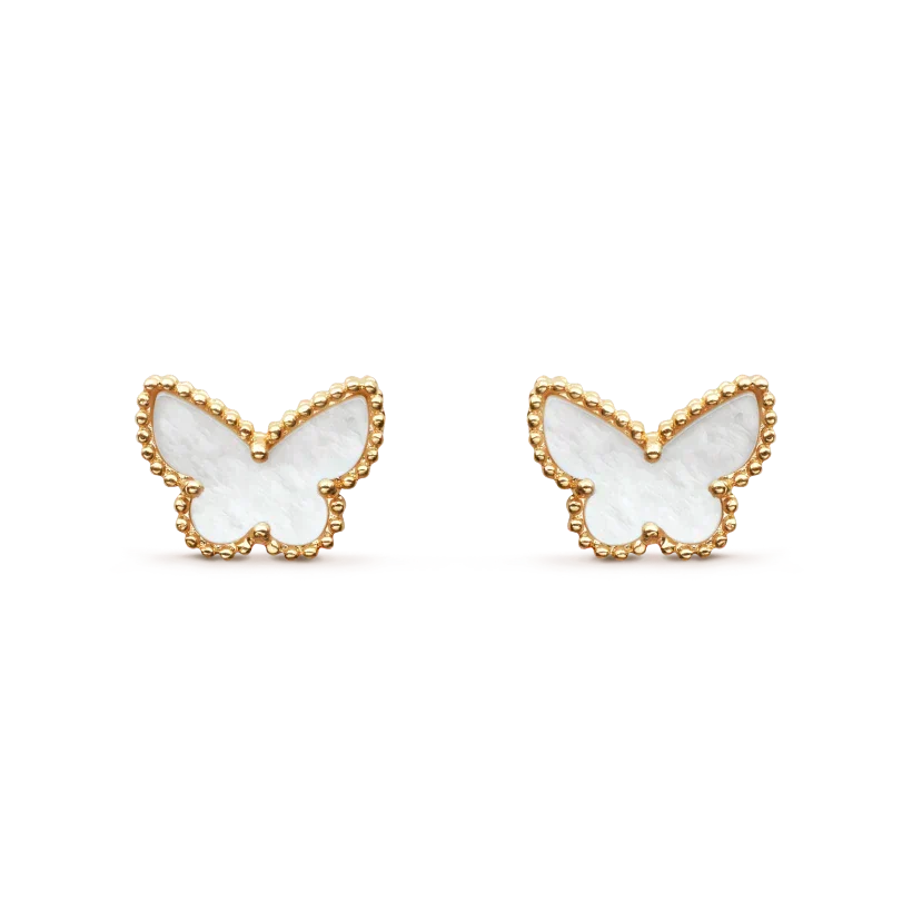 [sparkle Jewelry ]SWEET BUTTERFLY MOP EARSTUDS