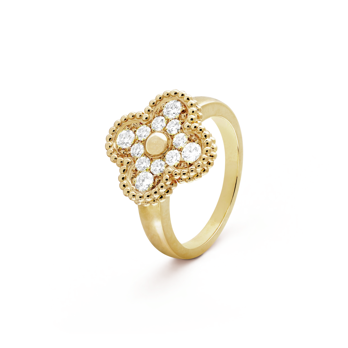 [sparkle Jewelry ]CLOVER DIAMOND RING