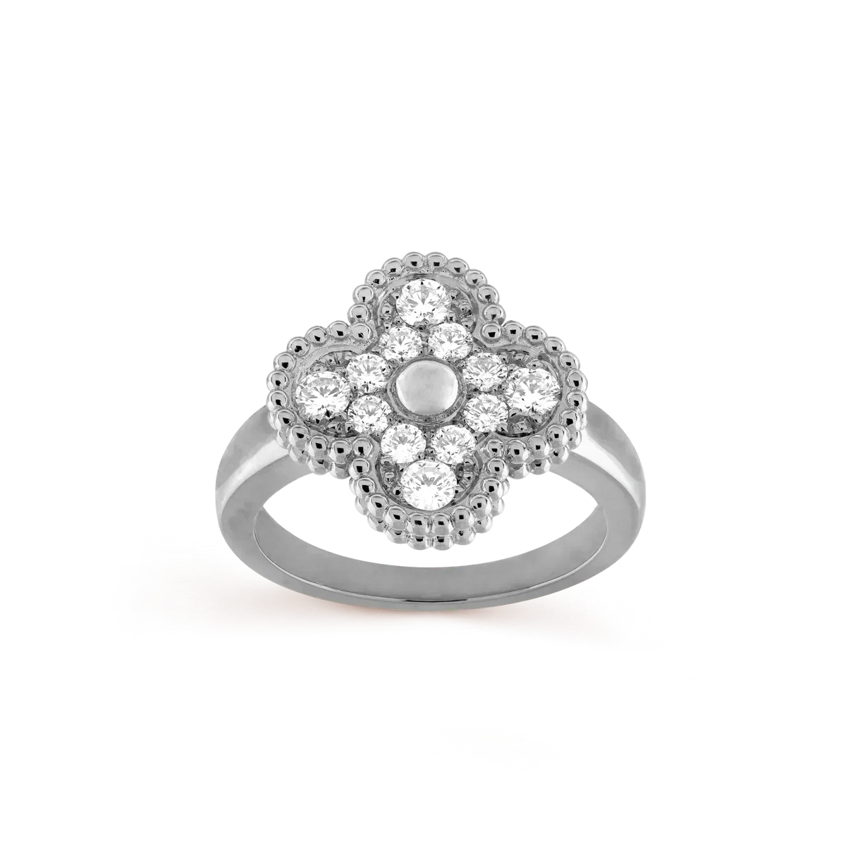 [sparkle Jewelry ]CLOVER DIAMOND RING