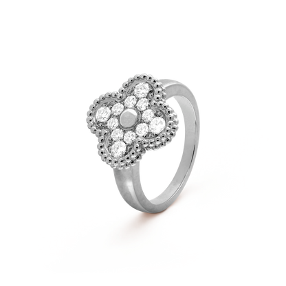 [sparkle Jewelry ]CLOVER DIAMOND RING