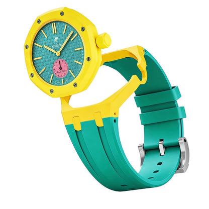 [Sparkle]Royal Oak Pop Exklusives Gehäuse aus Bioceramic & Silikonarmband Mix Color