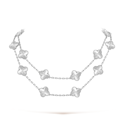 [sparkle Jewelry ]CLOVER 20 MOTIFS  LASER SILVER