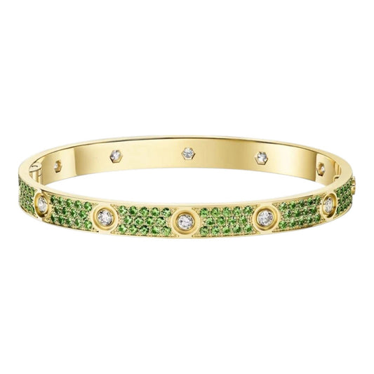 [Sparkle]KLASSISCHES 6,1 MM LOVE ARMBAND 10-DIAMOND FULL PAVÉ