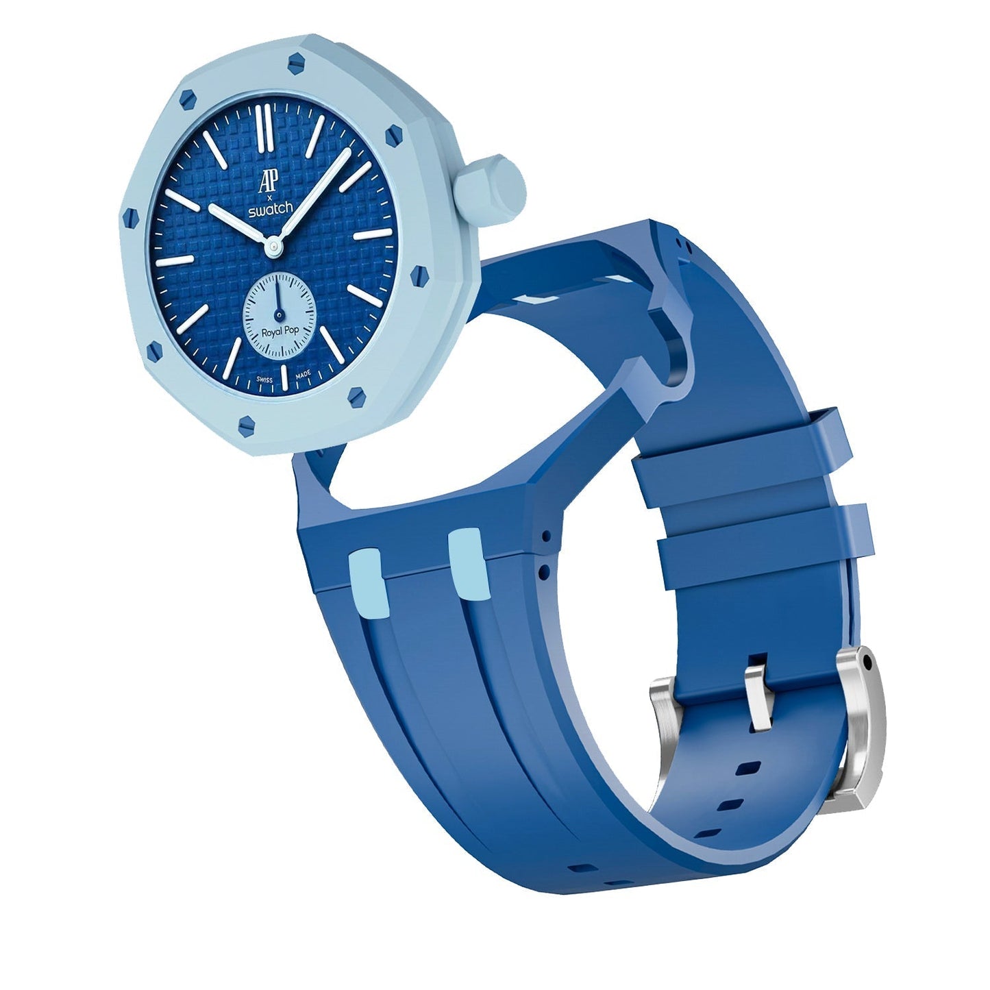 [Sparkle]Royal Oak Pop Exklusives Gehäuse aus Bioceramic & Silikonarmband Mix Color