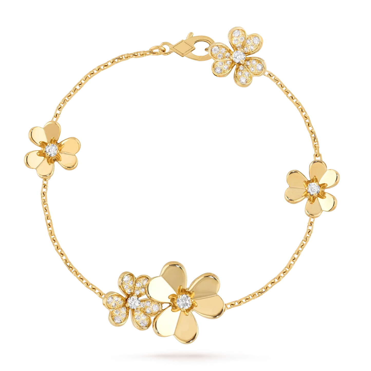 [Sparkle]LUMINOUS BLOSSOM 5-MOTIV ANHÄNGER-ARMBAND