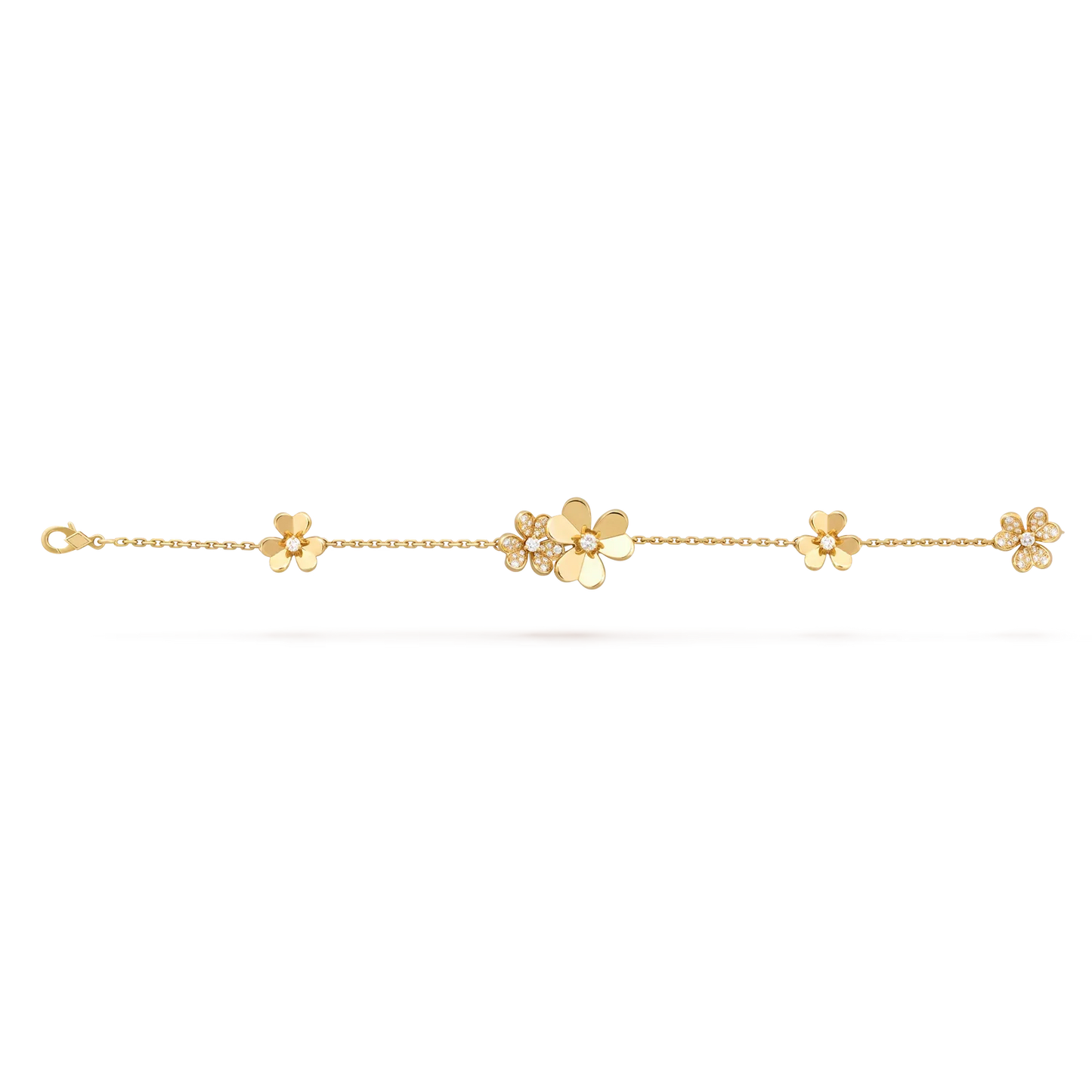 [Sparkle]LUMINOUS BLOSSOM 5-MOTIV ANHÄNGER-ARMBAND