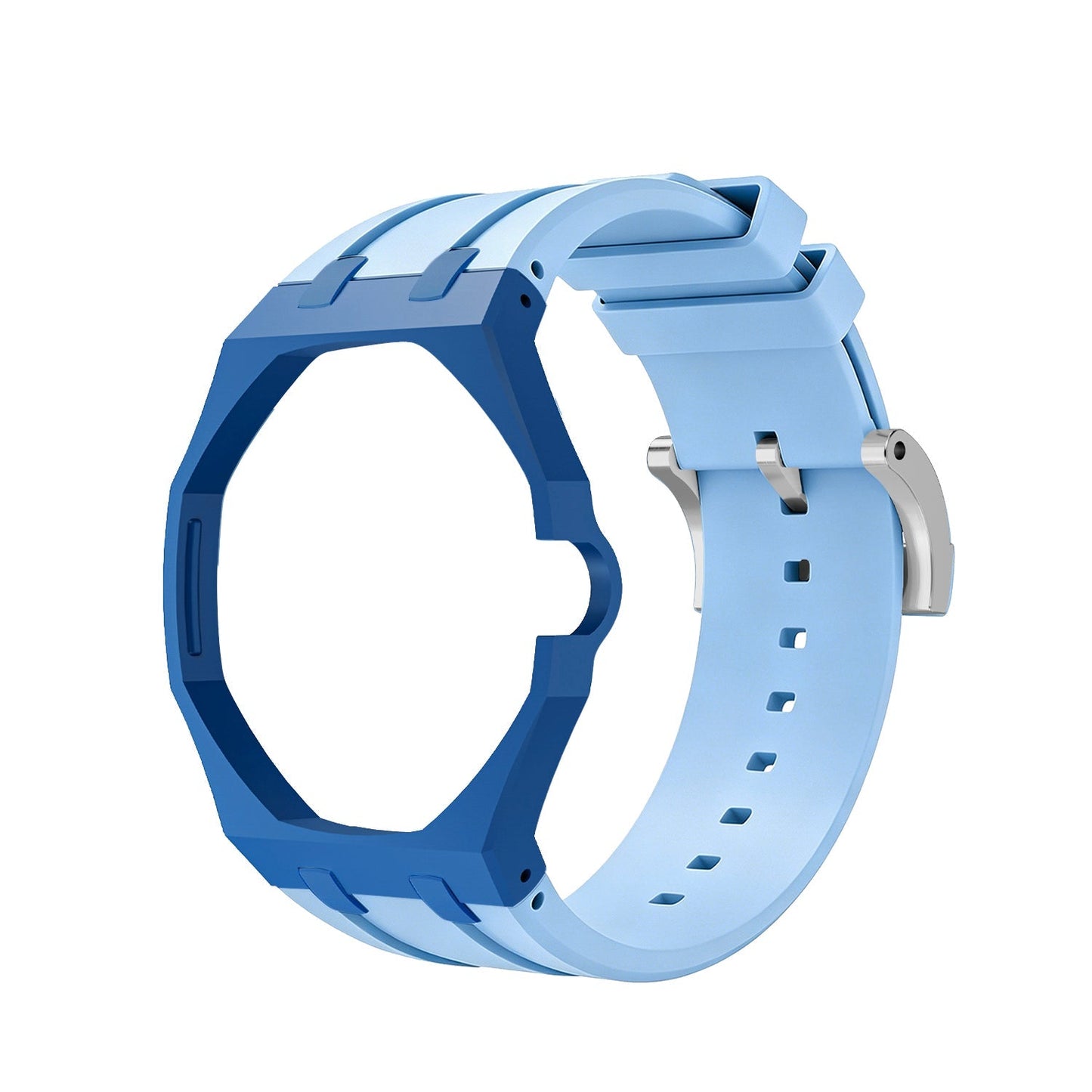 [Sparkle]Royal Oak Pop Exklusives Gehäuse aus Bioceramic & Silikonarmband Mix Color