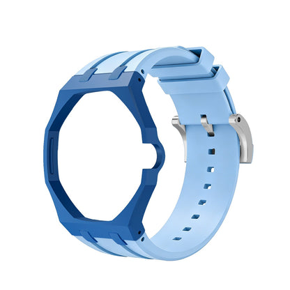 [Sparkle]Royal Oak Pop Exklusives Gehäuse aus Bioceramic & Silikonarmband Mix Color