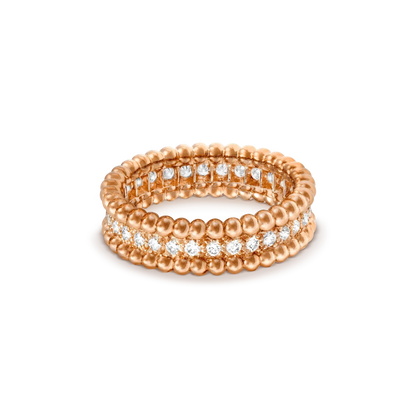 [sparkle Jewelry ]PERLEE DIAMOND ROSE GOLD RING