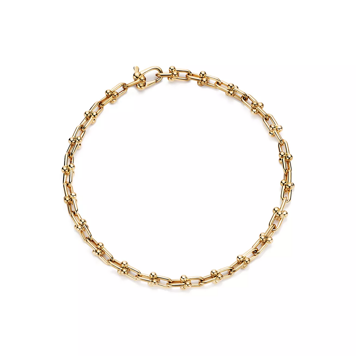 [Sparkle Jewelry]HARDWEAR MICRO LINK 44 MOTIF GOLD BRACELET