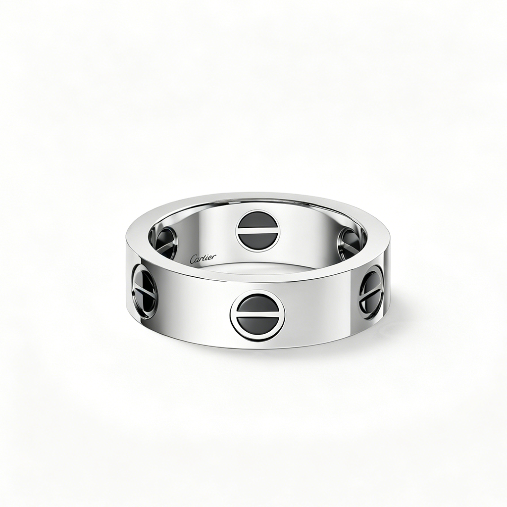 [sparkle Jewelery]LOVE RING 5.5MM NO DIAMONDS  CERAMIC