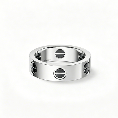 [sparkle Jewelery]LOVE RING 5.5MM NO DIAMONDS  CERAMIC