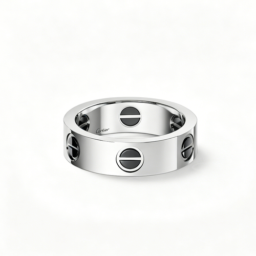 [sparkle Jewelery]LOVE RING 5.5MM NO DIAMONDS  CERAMIC