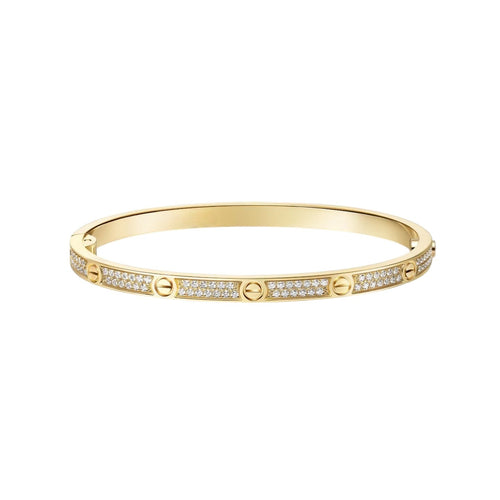 [Sparkle]KLASSISCHER 3.65MM LOVE VOLL PAVEE-ARMBAND