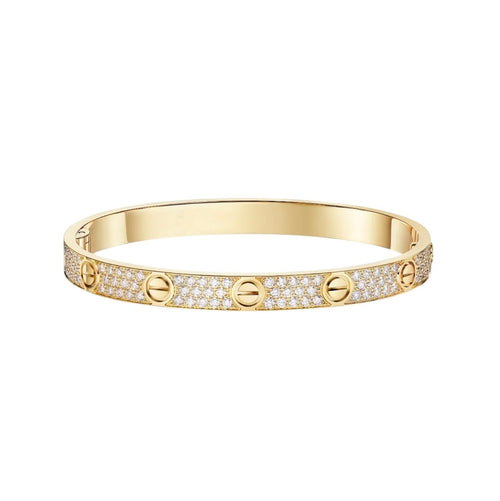 [sparkle Jewelery]LOVE BRACELET 6.1MM DIAMOND-PAVED