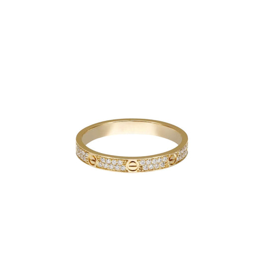 [Sparkle]LIEBESRING 2.6MM PAVÉ-DIAMANT
