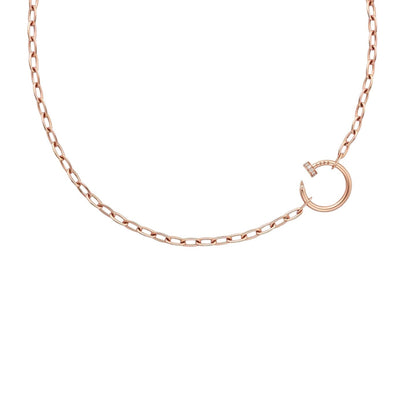 [Sparkle]CLOU DIAMOND NAIL PENDANT NECKLACE