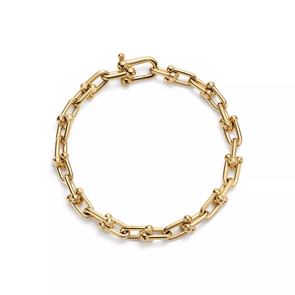 [Sparkle Jewelry]HARDWEAR SMALL LINK 26 MOTIF GOLD BRACELET