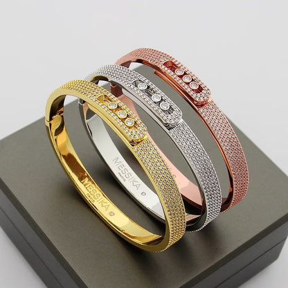 [sparkle Jewelry]Move Noa Full Pavé Diamond Bangle Bracelet