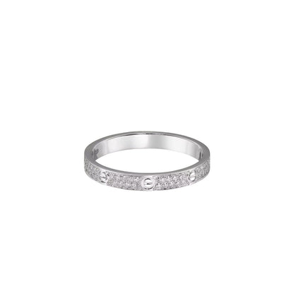[Sparkle]LIEBESRING 2.6MM PAVÉ-DIAMANT