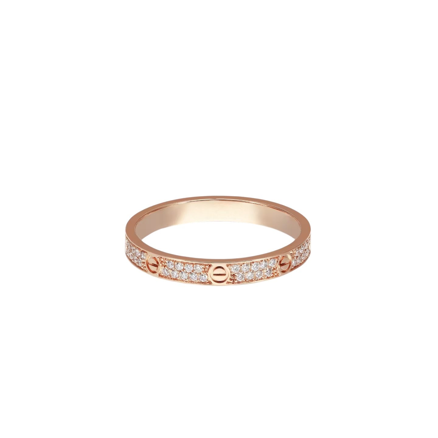 [Sparkle]LIEBESRING 2.6MM PAVÉ-DIAMANT