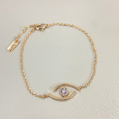 [sparkle Jewelry]Lucky Eye Pave-Set Diamond Bracelet