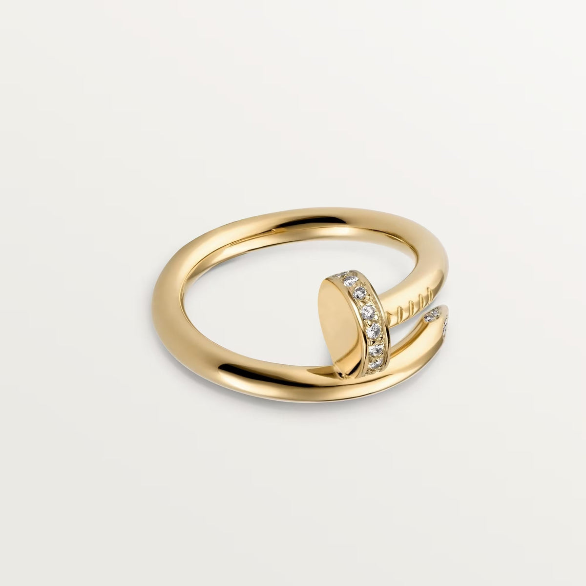 [sparkle Jewelery]JUSTE RING 2.6MM HALF DIAMOND