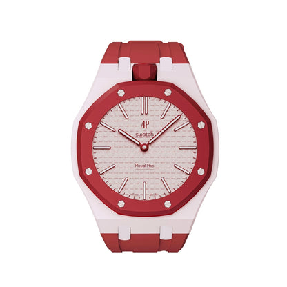 [Sparkle]Royal Oak Pop Exklusives Gehäuse aus Bioceramic & Silikonarmband Mix Color