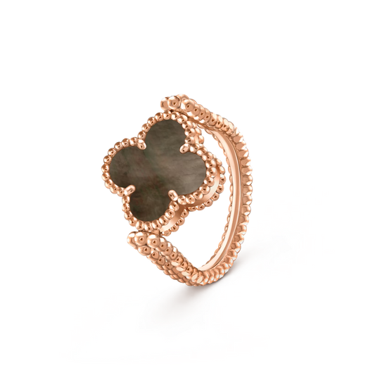 [Sparkle]GLÜCKSTALER ROSÉGOLD WENDE-RING