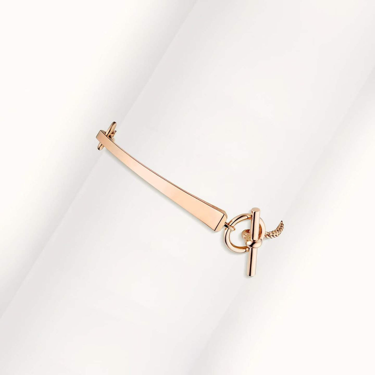 [sparkle Jewelry]CLOU DE FORGE BRACELET WITH SQUARE CONE STUDS