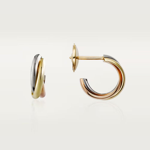 [sparkle Jewelery]TRINITY ON DIAMOND MINI EARRINGS