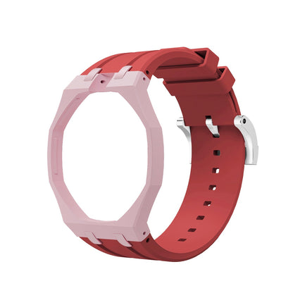 [Sparkle]Royal Oak Pop Exklusives Gehäuse aus Bioceramic & Silikonarmband Mix Color